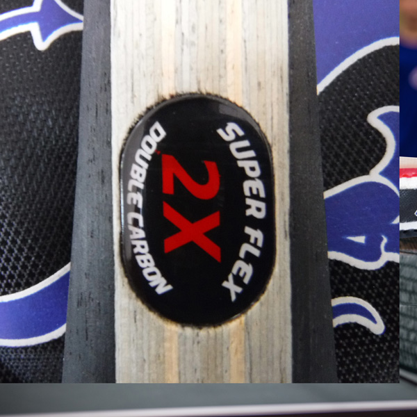 GAMBLER 2X CARBON FLEX BLADE WITH GAMBLER ACES RUBBER [2XA] 20.61